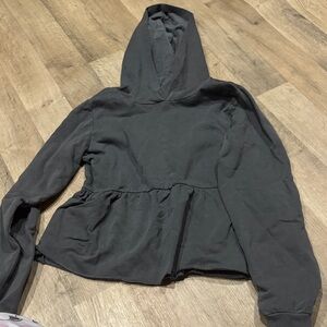 Maurices Charcoal Hooded Top